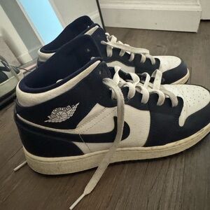 Men's navy and White Sneakers Jordan’s